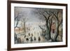 Winter Scene, c.1610-Hendrik Avercamp-Framed Giclee Print