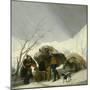 Winter Scene, C.1786-Francisco de Goya-Mounted Giclee Print