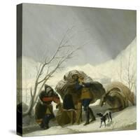 Winter Scene, C.1786-Francisco de Goya-Stretched Canvas