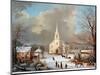 Winter Scene, C1875-null-Mounted Giclee Print