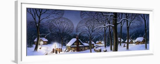 Winter Scene Carollers-Dan Craig-Framed Premium Giclee Print