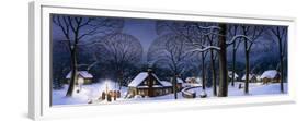 Winter Scene Carollers-Dan Craig-Framed Premium Giclee Print