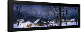 Winter Scene Carollers-Dan Craig-Framed Giclee Print