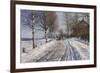 Winter Scene, Dalarne-Peder Mork Monsted-Framed Giclee Print