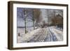 Winter Scene, Dalarne-Peder Mork Monsted-Framed Giclee Print