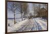 Winter Scene, Dalarne-Peder Mork Monsted-Framed Giclee Print