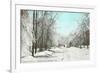 Winter Scene, Gloversville, New York-null-Framed Premium Giclee Print