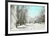 Winter Scene, Gloversville, New York-null-Framed Premium Giclee Print