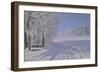 Winter Scene in Bavaria-Martina Bleichner-Framed Art Print