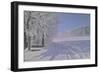 Winter Scene in Bavaria-Martina Bleichner-Framed Art Print