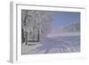 Winter Scene in Bavaria-Martina Bleichner-Framed Art Print