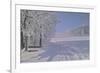 Winter Scene in Bavaria-Martina Bleichner-Framed Art Print