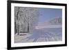 Winter Scene in Bavaria-Martina Bleichner-Framed Art Print