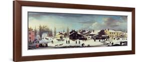 Winter Scene in Brooklyn, C.1817-Louisa Ann Coleman-Framed Giclee Print