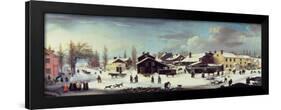 Winter Scene in Brooklyn, C.1817-Louisa Ann Coleman-Framed Giclee Print