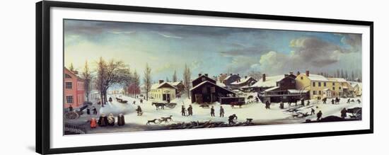 Winter Scene in Brooklyn, C.1817-Louisa Ann Coleman-Framed Giclee Print