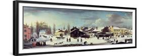 Winter Scene in Brooklyn, C.1817-Louisa Ann Coleman-Framed Giclee Print