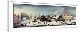 Winter Scene in Brooklyn, C.1817-Louisa Ann Coleman-Framed Giclee Print