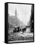 Winter Scene in Great Western Road, 1955-null-Framed Stretched Canvas