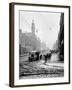 Winter Scene in Great Western Road, 1955-null-Framed Photographic Print