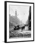 Winter Scene in Great Western Road, 1955-null-Framed Photographic Print