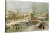 Winter Scene in Holland-Jan Brueghel the Elder-Stretched Canvas