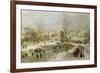 Winter Scene in Holland-Jan Brueghel the Elder-Framed Giclee Print