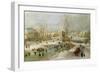 Winter Scene in Holland-Jan Brueghel the Elder-Framed Premium Giclee Print