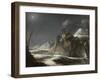 Winter Scene in the Italian Alps, C.1735-1765-Francesco Foschi-Framed Giclee Print