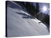 Winter Scene on Arapahoe Peak, Colorado-Michael Brown-Stretched Canvas