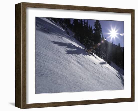 Winter Scene on Arapahoe Peak, Colorado-Michael Brown-Framed Photographic Print