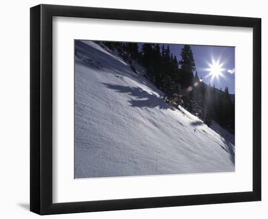 Winter Scene on Arapahoe Peak, Colorado-Michael Brown-Framed Photographic Print