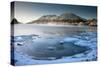 Winter Scene on Loch Shiel, Lochaber-Dennis Hardley-Stretched Canvas