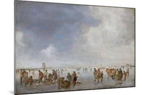 Winter Scene on the Ice-Jan Van Goyen-Mounted Giclee Print