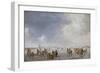 Winter Scene on the Ice-Jan Van Goyen-Framed Premium Giclee Print