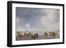 Winter Scene on the Ice-Jan Van Goyen-Framed Giclee Print