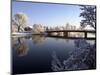 Winter Scene on the River Lagan Belfast, the Heaviest Snowfall in 18 Years, December 2000-null-Mounted Photographic Print