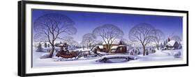 Winter Scene Sleigh-Dan Craig-Framed Premium Giclee Print