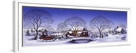 Winter Scene Sleigh-Dan Craig-Framed Premium Giclee Print