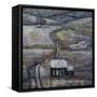 Winter Scene with Chapel detail-Ruth Addinall-Framed Stretched Canvas