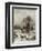 Winter Scene with Children Playing-Adolf Heinrich Lier-Framed Giclee Print