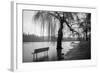 Winter Scene with Goose and Lake-Sharon Wish-Framed Photographic Print