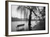 Winter Scene with Goose and Lake-Sharon Wish-Framed Photographic Print