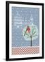 Winter Scene with Robin-Effie Zafiropoulou-Framed Giclee Print