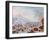“Winter Scene with Skaters” Painting by Jan Griffier (Ca 1652-1718) - Oil on Copper - Sun 43X55 Cm-Jan Griffier-Framed Giclee Print