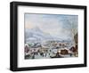 Winter Scene with Skaters-Jan Griffier-Framed Giclee Print