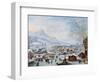 Winter Scene with Skaters-Jan Griffier-Framed Giclee Print