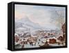 Winter Scene with Skaters-Jan The Elder Griffier-Framed Stretched Canvas