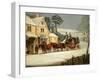 Winter Scene with the Royal Mail Halted at an Inn-Samuel Henry Alken-Framed Giclee Print