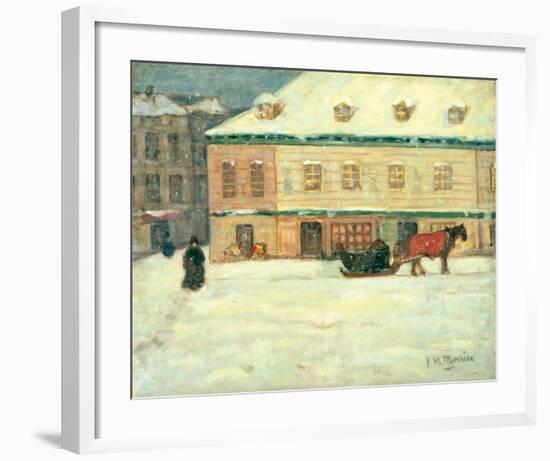 Winter Scene-James Wilson Morrice-Framed Premium Giclee Print